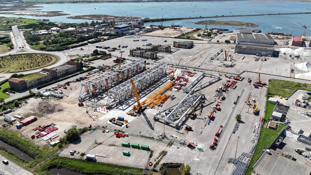 Chioggia Site for goliath crane