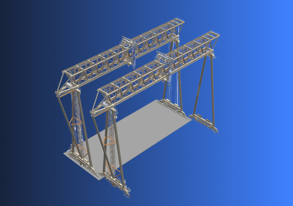Two New 800-Ton Goliath Cranes
